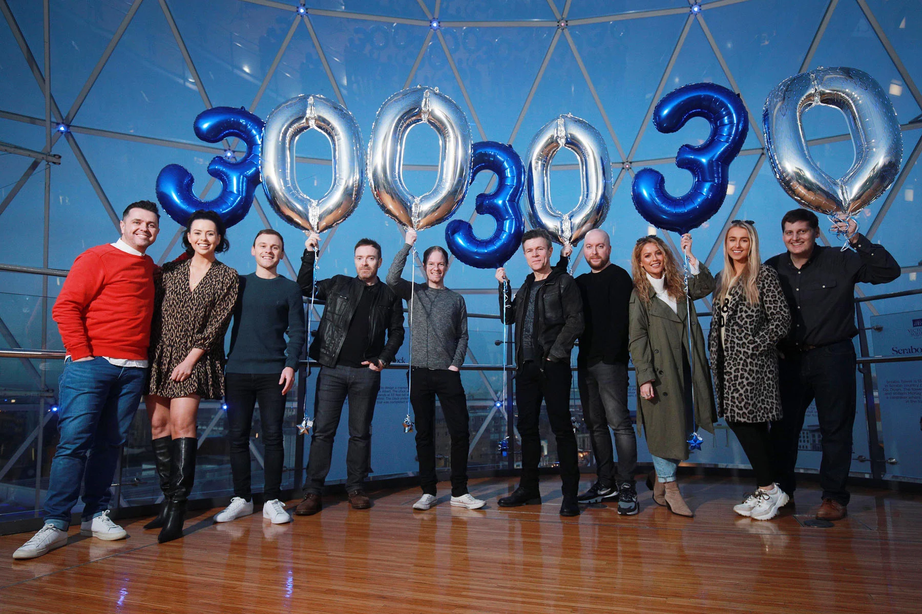 Group Shot – £30,030.30