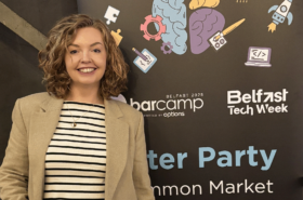 Jacinta Parkhill at BarCamp Belfast