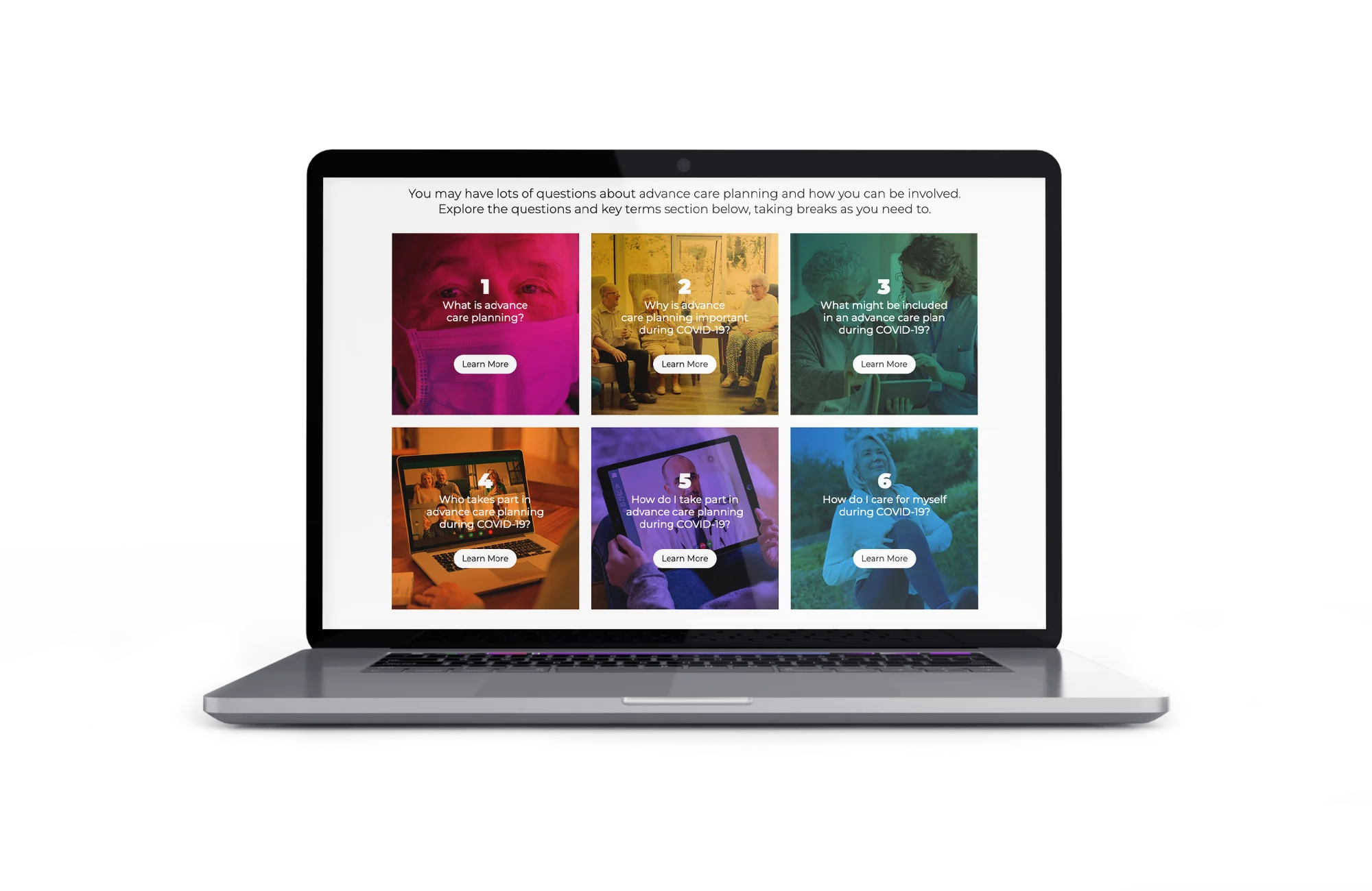 CovidACPCarehomes – Laptop – Family Sections