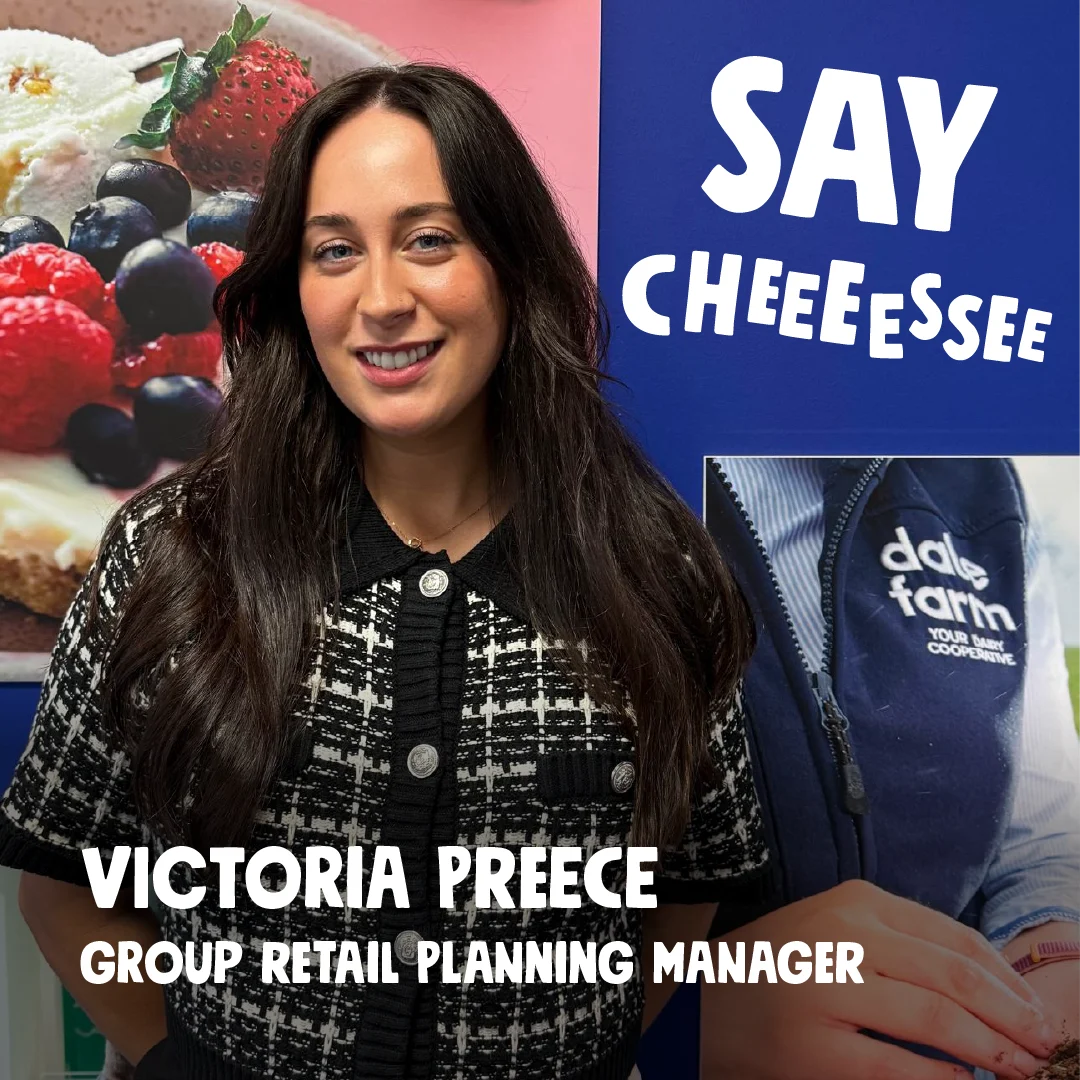 Dale Farm Careers people profiling post Say Cheese