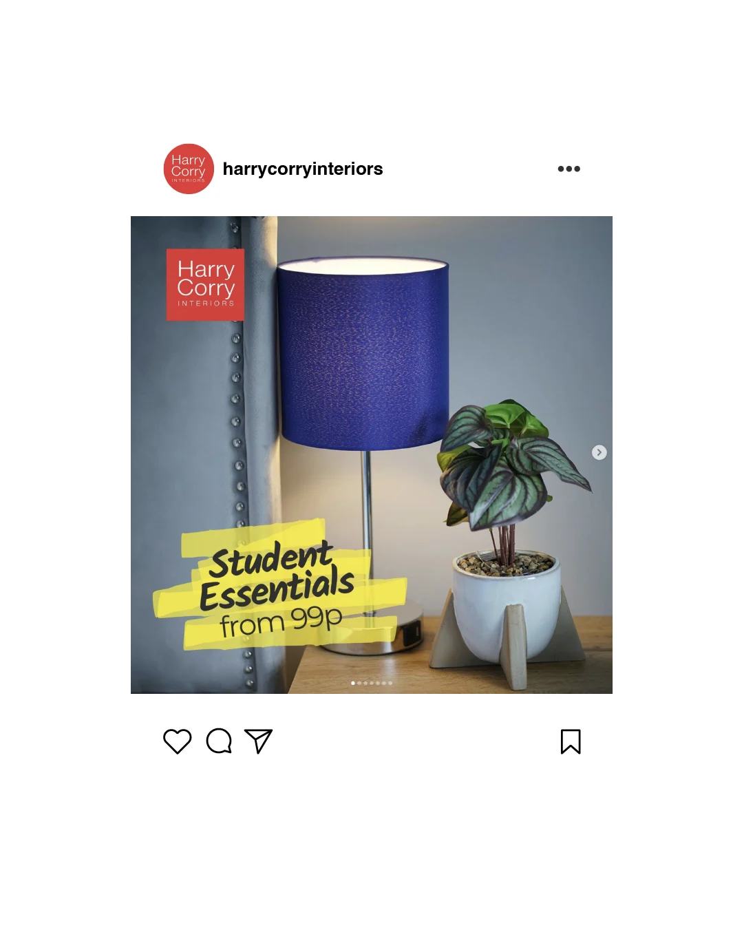 Harry Corry – Static Mockup 3