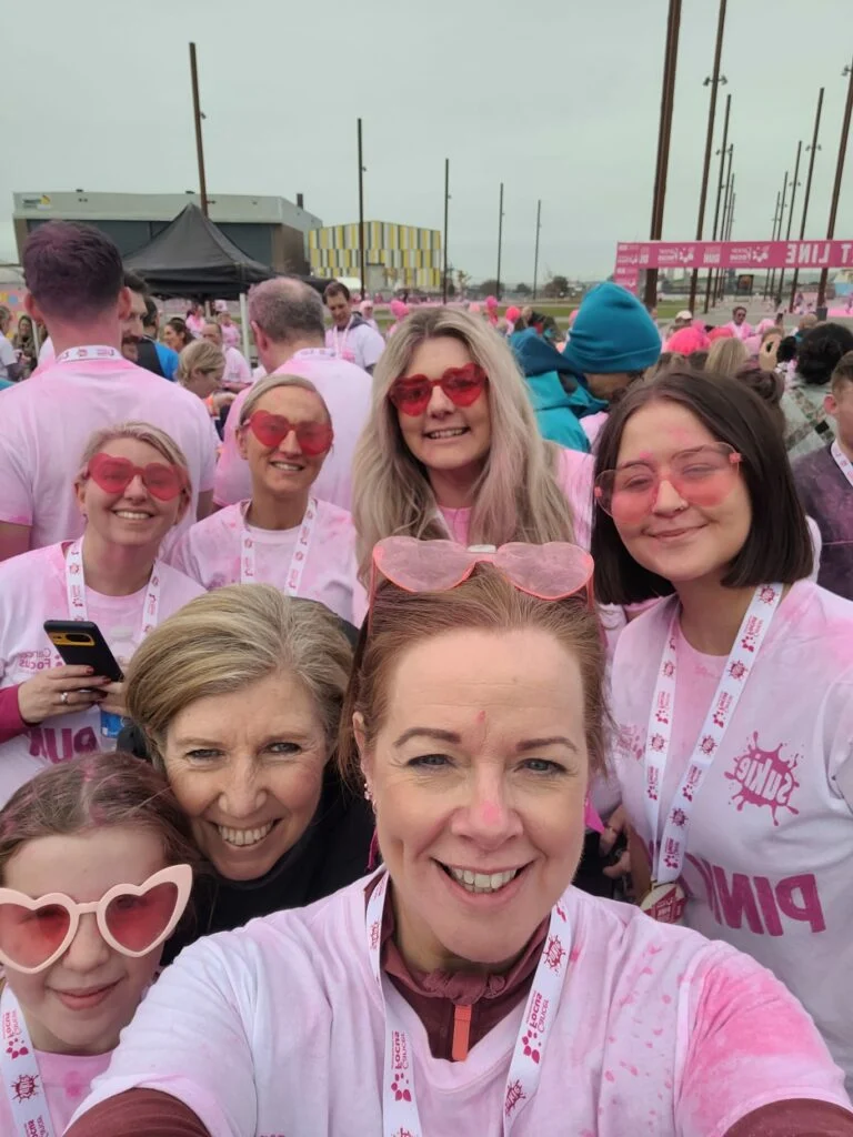 Sinead and team post Pink Run 2025