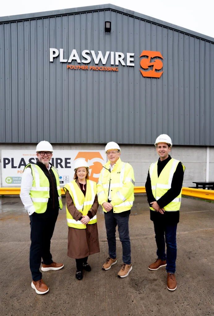 Sinead with Plaswire Polymer Processing Team